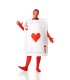 Disfraz de Carta As de Corazones Unisex Adulto Talla ML
