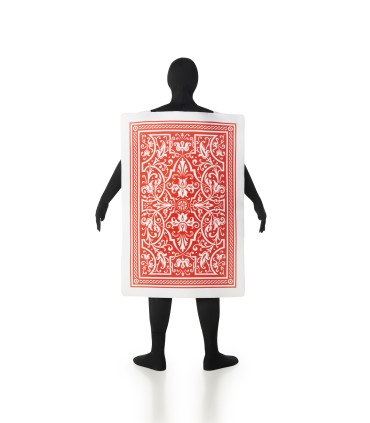 Disfraz de Carta As de Picas Unisex Adulto Talla ML