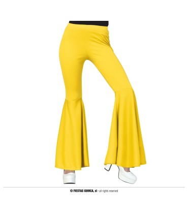 PANTALON CAMPANA ELASTICO COLORES