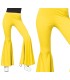 PANTALON CAMPANA ELASTICO COLORES