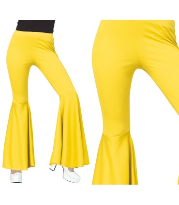 PANTALON CAMPANA ELASTICO COLORES