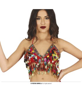 TOP ROJO DANZA DEL VIENTRE