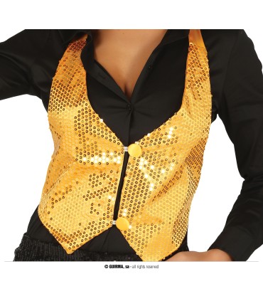 CHALECO LENTEJUELAS MUJER COLORES