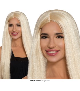 PELUCA MELENAS RUBIA