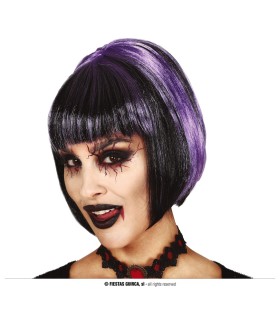 MEDIA MELENA MECHAS LILAS EN CAJA