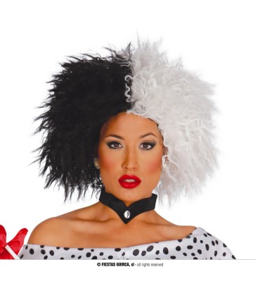 PELUCA BLANCA Y NEGRA (ENVASE CAJA)