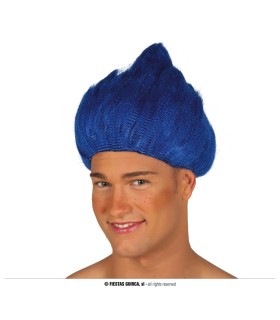 PELUCA AZUL DE ENANO EN CAJA