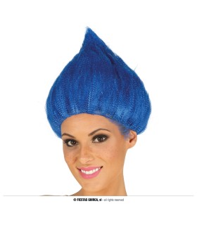 PELUCA AZUL DE ENANO EN CAJA