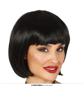 PELUCA MEDIA MELENA NEGRA EN CAJA