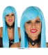 PELUCA MELENA LISA AZUL CIELO HQ EN CAJA