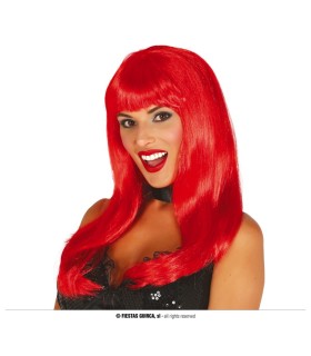PELUCA MELENA ROJA EN CAJA