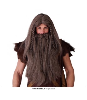 PELUCA Y BARBA VIKINGO