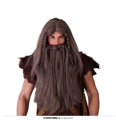 PELUCA Y BARBA VIKINGO
