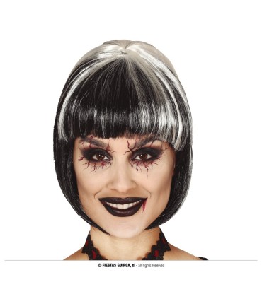 MEDIA MELENA MECHAS BLANCAS EN CAJA