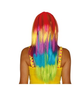 PELUCA MELENA MULTICOLOR(ENVASE CAJA)