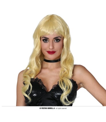PELUCA MELENA RUBIA (ENVASE CAJA)