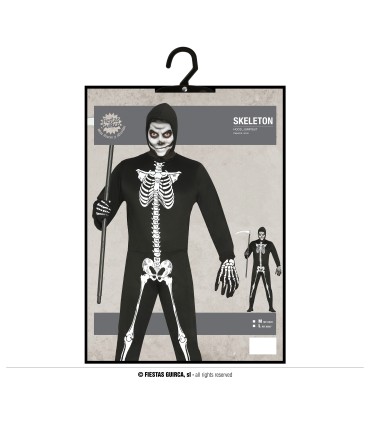 DISFRAZ DE ESQUELETO ADULTO