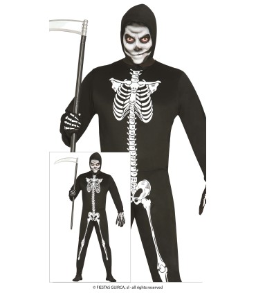 DISFRAZ DE ESQUELETO ADULTO