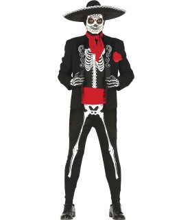DISFRAZ DE MEXICAN SKELETON ADULTO