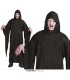 TUNICA NEGRA MUERTE CON CAPUCHA