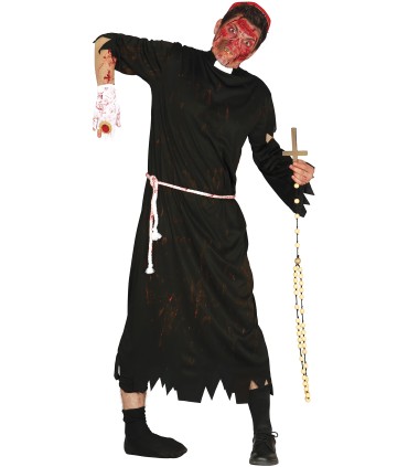 DISFRAZ DE CURA ZOMBIE ADULTO TALLA L 52-54