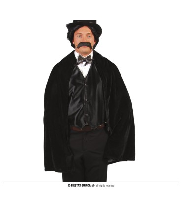 CAPA TERCIOPELO NEGRA 100 CMS.