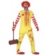 DISFRAZ DE BURGER CLOWN ZOMBIE ADULTO