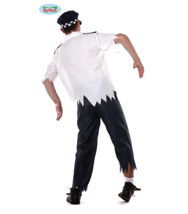 DISFRAZ DE ZOMBIE COP ADULTO