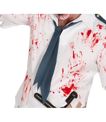 DISFRAZ DE ZOMBIE COP ADULTO