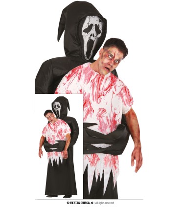 DISFRAZ DE SCREEM HINCHABLE CON VENTILADOR T-M/L