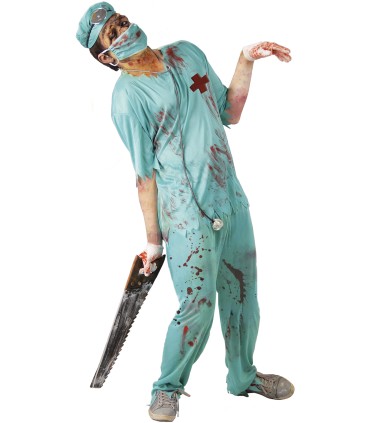DISFRAZ DE CIRUJANO ZOMBIE ADULTO
