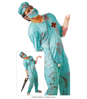 DISFRAZ DE CIRUJANO ZOMBIE ADULTO