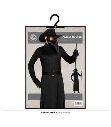 DISFRAZ DE DOCTOR DE LA PESTE TALLA L 52-54
