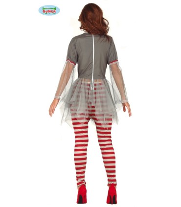 DISFRAZ DE PAYASA ADULTA