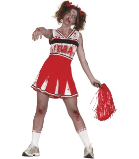 DISFRAZ DE ANIMADORA ZOMBIE ADULTA