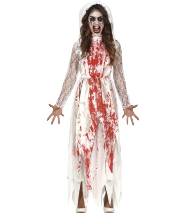 DISFRAZ DE NOVIA SANGRIENTA