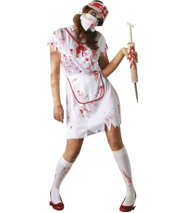 DISFRAZ DE ENFERMERA ZOMBIE ADULTA