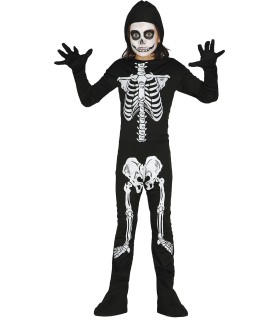 DISFRAZ DE ESQUELETO INFANTIL