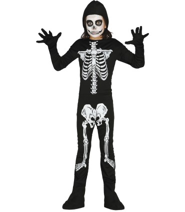 DISFRAZ DE ESQUELETO INFANTIL