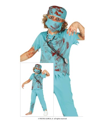 DISFRAZ DE CIRUJANO ZOMBIE