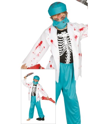 DISFRAZ DE DOCTOR ZOMBIE INFANTIL