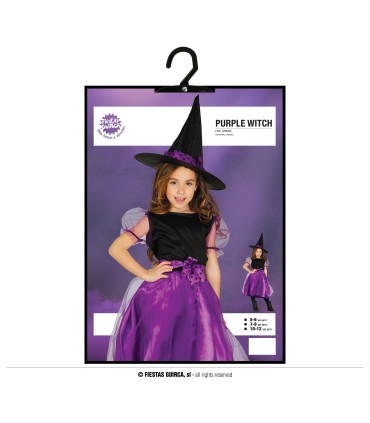 DISFRAZ DE PURPLE WITCH INFANTIL