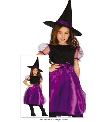 DISFRAZ DE PURPLE WITCH INFANTIL