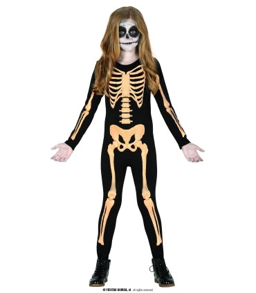 DISFRAZ DE ESQUELETO