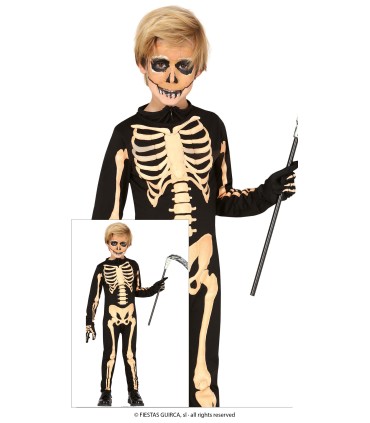 DISFRAZ DE ESQUELETO