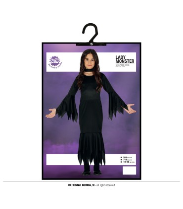 DISFRAZ DE LADY MONSTER INFANTIL