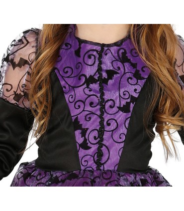 DISFRAZ DE BRUJITA LILA INFANTIL