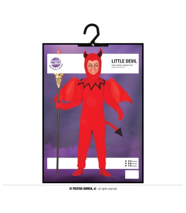 DISFRAZ DE DIABLILLO INFANTIL