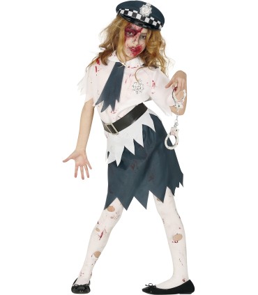 DISFRAZ DE ZOMBIE POLICE INFANTIL