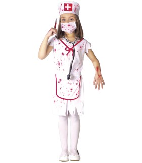 DISFRAZ DE ENFERMERA ZOMBIE